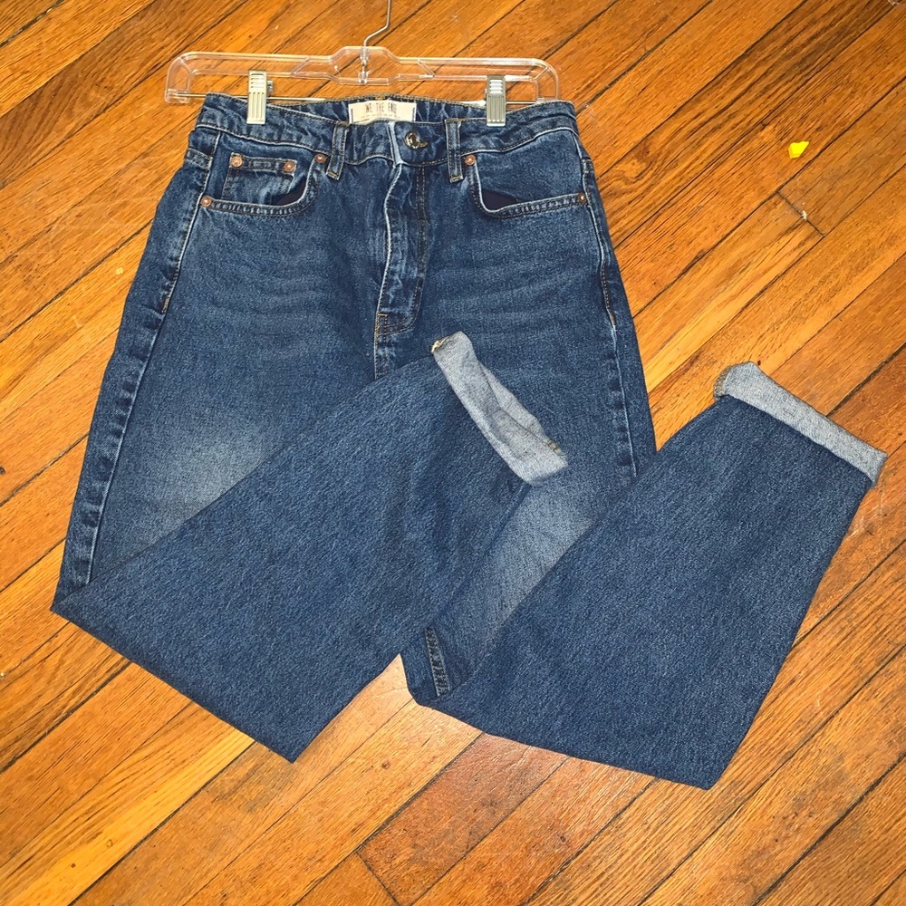Free people high waisted mom jeans 80’s
